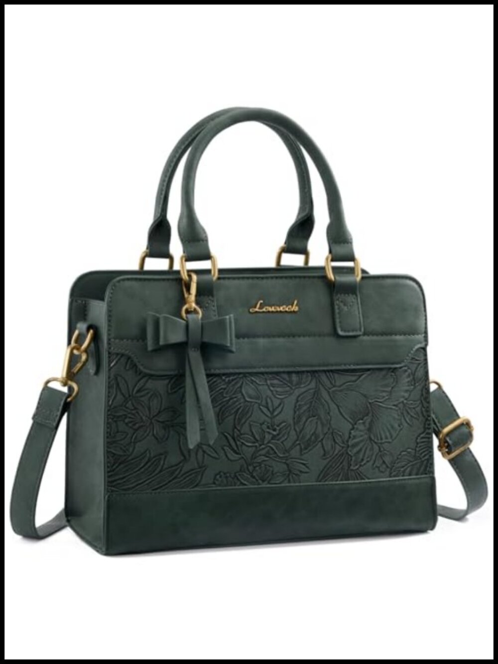 Cross-Grain PU Leather Satchel Tote with Zipper and Bowknot